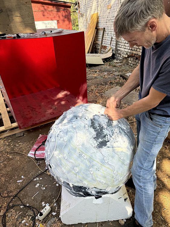 Макет для проверки вязкости масел