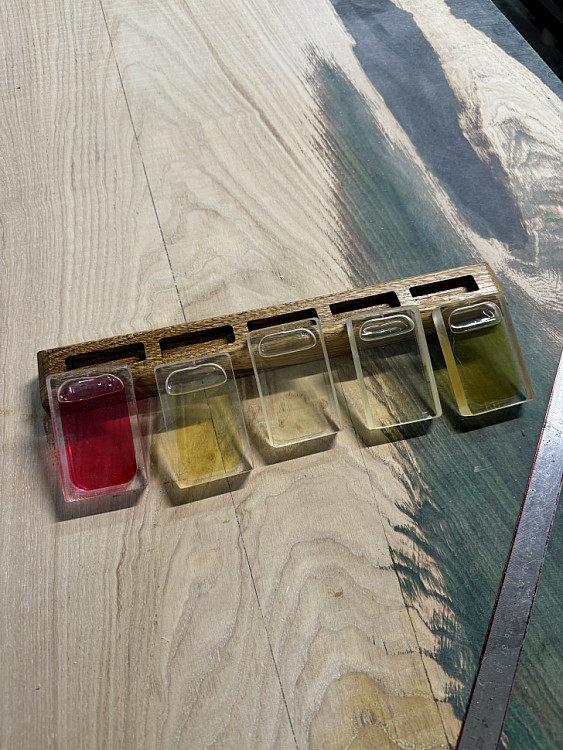 Макет для проверки вязкости масел