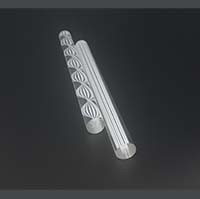 Стержни с узором из акрила 35ø длина 2000 мм