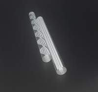 Акриловые стержни из оргстекла «Косичка» — прозрачные