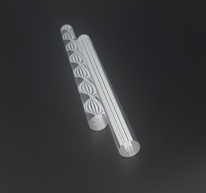 Акриловые прозрачные стержни из оргстекла «Косичка» 22ø